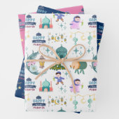 Happy Eid Al-Fitr Mubarak Geschenkpapier Set (Beispiel)