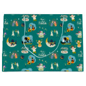 Happy Eid Al-Fitr Mubarak Große Geschenktüte (Vorderseite)