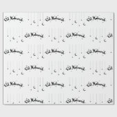 Happy Eid Al-Fitr Mubarak Weißbroschpapier Geschenkpapier (Flach)