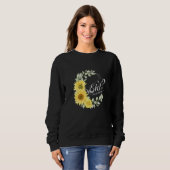 Happy Eid Alfitr Mubarak Ramadan Kareem Sunflower Sweatshirt (Vorne ganz)