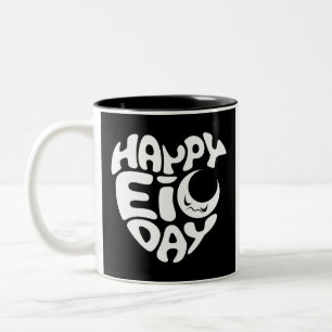 Happy Eid Day Zweifarbige Tasse