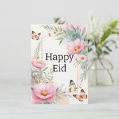 Happy Eid Feiertagskarte (Stehend Vorderseite)
