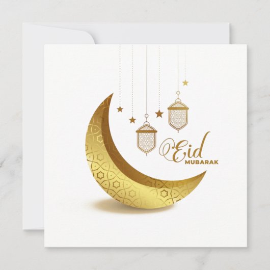 Happy Eid Holiday Card Feiertagskarte (Vorderseite)