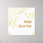 Happy Eid Leinwanddruck (Vorderseite)