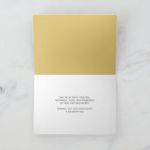 Happy Eid Modern Simple Muslim Holiday Gruß Karte (Innenseite)