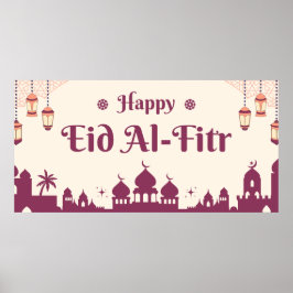 Happy Eid Mubarak Eid Party Background Poster