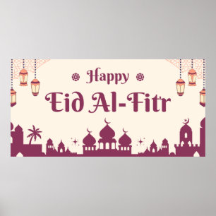 Happy Eid Mubarak Eid Party Background Poster