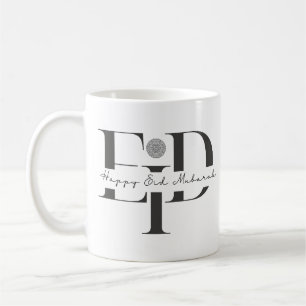 Happy Eid Mubarak Islamic Monogram Tasse