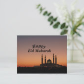 Happy Eid Mubarak Postkarte (Stehend Vorderseite)