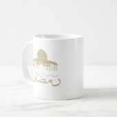 Happy eid mubarak ramadan kareem kaffeetasse (Vorderseite Links)