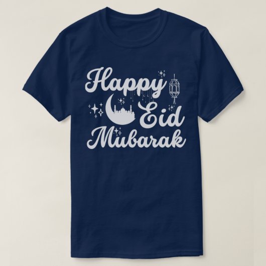 Happy Eid Mubarak T-Shirt (Design vorne)