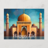 Happy Eid Postkarte (Vorderseite)