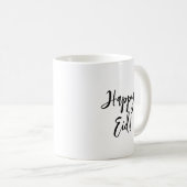 Happy Eid Simple Minimalistisch Kaffeetasse (VorderseiteRechts)