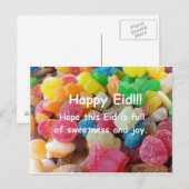 Happy Eid Sweets Postcard Postkarte (Vorne/Hinten)