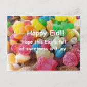 Happy Eid Sweets Postcard Postkarte (Vorderseite)