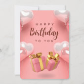 HAPPY EINLADUNG (Vorderseite)