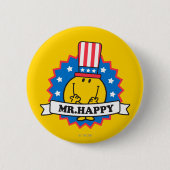 Happy Election Siegel Button (Vorderseite)