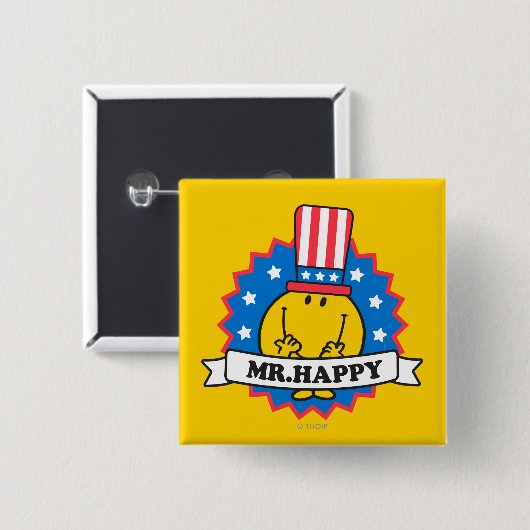 Happy Election Siegel Button (Vorne & Hinten)