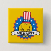 Happy Election Siegel Button (Vorderseite)