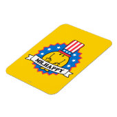 Happy Election Siegel Magnet (Linke Seite)