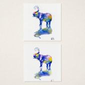 Happy Elefant Aquarell (Vorne & Hinten)