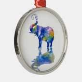 Happy Elefant Ornament Aus Metall (Rechts)
