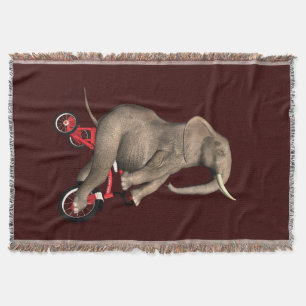 Happy Elephant auf Tricycle Decke