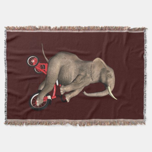 Happy Elephant auf Tricycle Decke (Vorderseite)