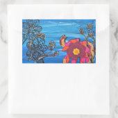 Happy Elephant Aufkleber (Tasche)