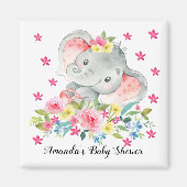 Happy Elephant Baby Girls Duwer Fevor Magnet (Vorne)