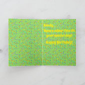 Happy Elephant Birthday Card Karte (Innenseite)