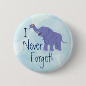 Happy Elephant Button (Vorderseite)
