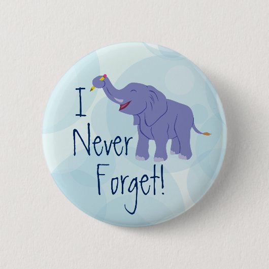 Happy Elephant Button (Vorderseite)
