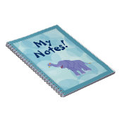 Happy Elephant Notizblock (Rechte Seite)