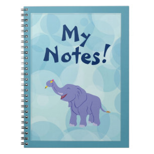 Happy Elephant Notizblock