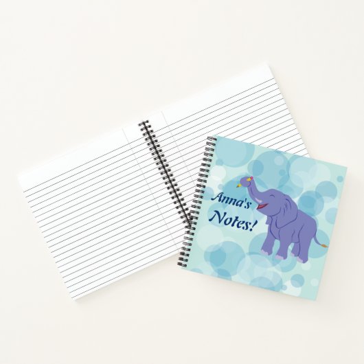 Happy Elephant Notizbuch (Innenseite)
