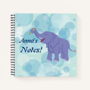 Happy Elephant Notizbuch