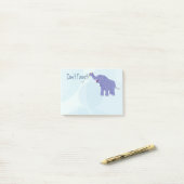 Happy Elephant Post-it Klebezettel (Auf Schreibtisch)