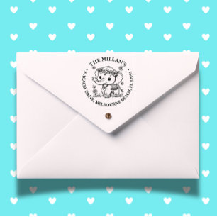 Happy Elephant theme Permastempel