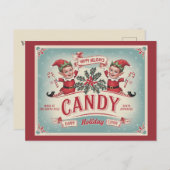 Happy Elf Bonbons Weihnachten (Vorne/Hinten)