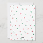 Happy Elfin Holidays Weihnachtsfotokarten Feiertagskarte (Rückseite)