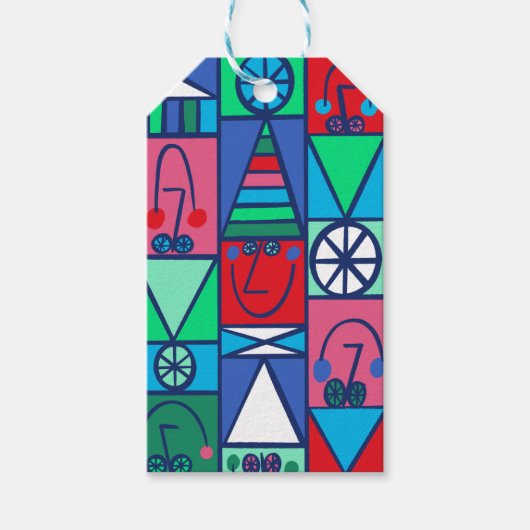 Happy Elves Gift Tags Geschenkanhänger (Vorderseite)