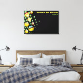HAPPY EMOJI Bat oder Bar Mitzvah Sign-In Board Leinwanddruck (Insitu (Schlafzimmer))