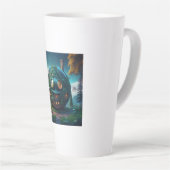 Happy Emoji House Milchtasse (Rechte Ecke)