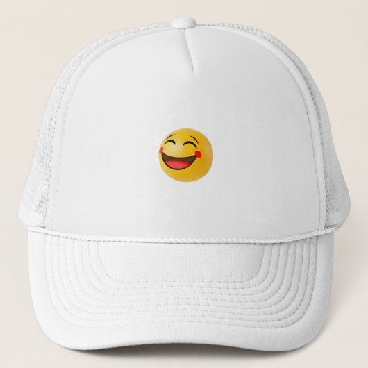 Happy Emoji Truckerkappe (Vorderseite)
