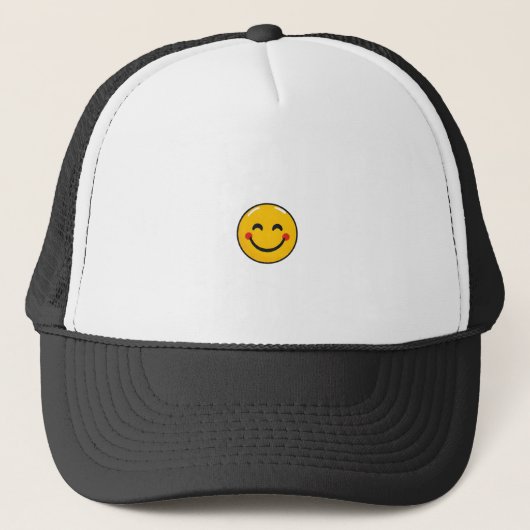 Happy Emoji Truckerkappe (Vorderseite)