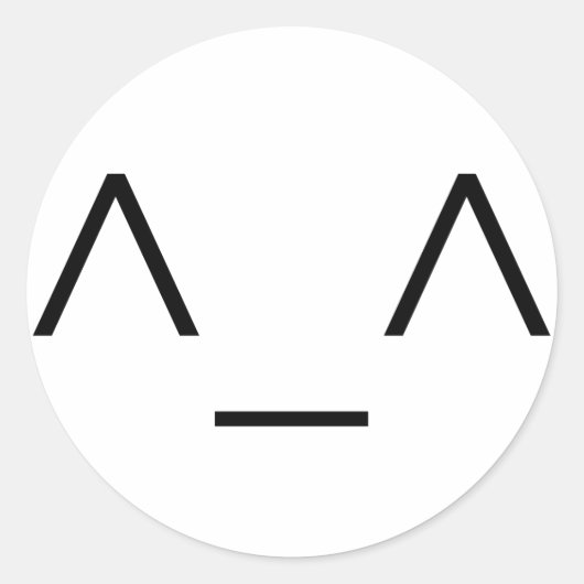 ^_^ Happy Emoticon Stickers (Vorderseite)