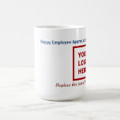 Happy Employee Appreciation Day Business Logo  Kaffeetasse (Mittel)