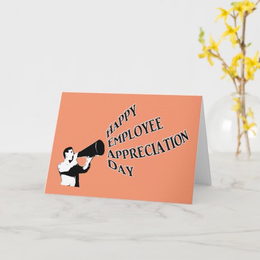 Happy Employee Appreciation Day Karte (Gelbe Blume)