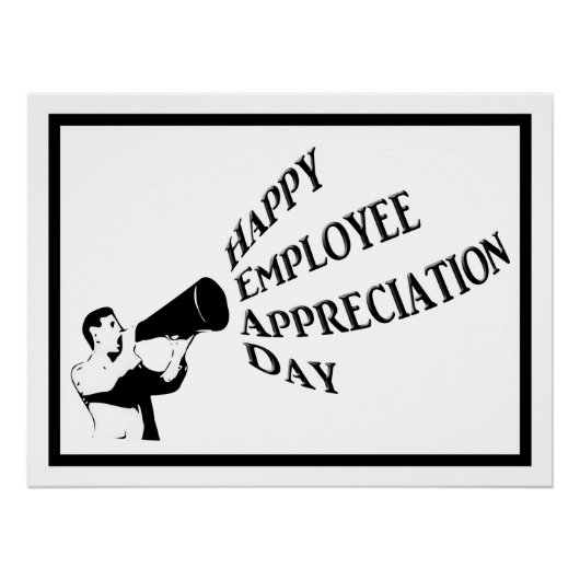 Happy Employee Appreciation Day Poster (Vorderseite)
